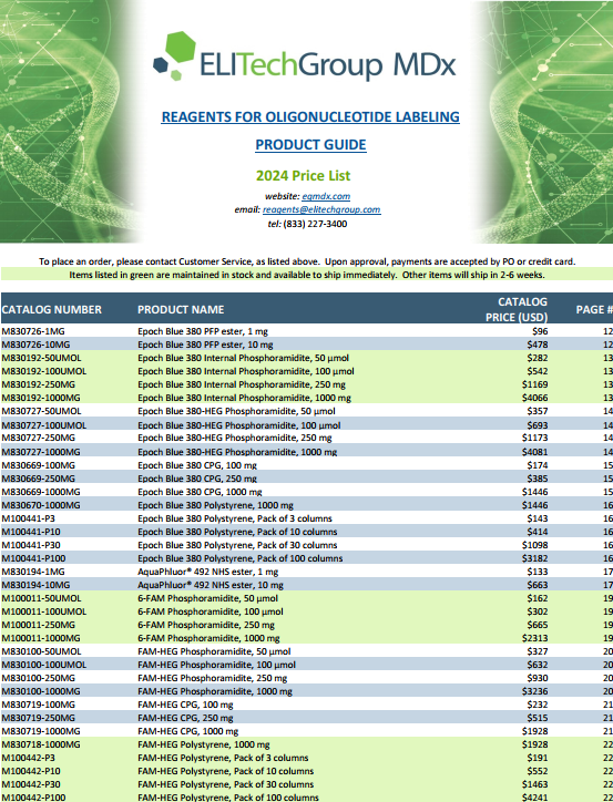 M501282 r1 Price List 2024 Thumb